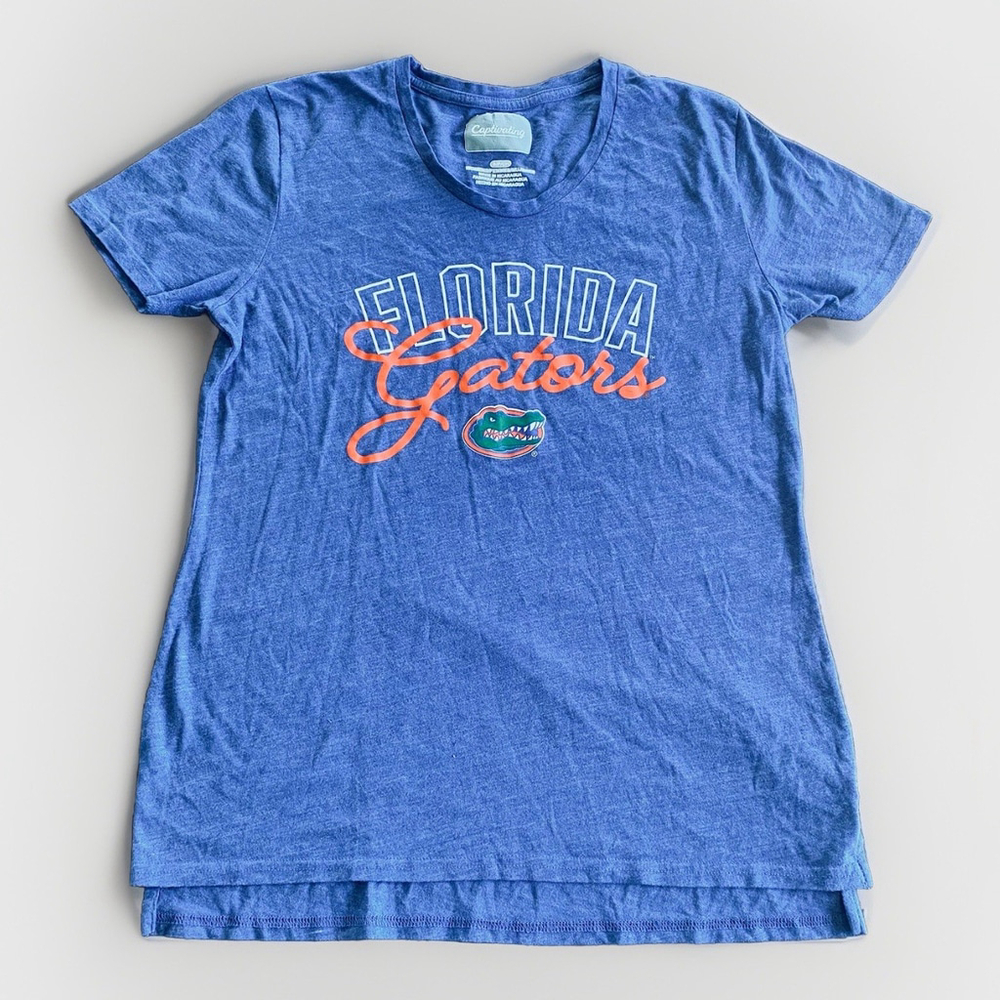 Captivating Collegiate Florida Gators T-Shirt Dark Blue Women’s‎ S